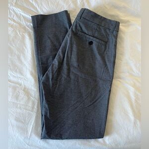 Men’s Vince Charcoal Striped Chinos